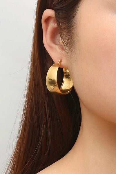 Liquid Gold Hoops