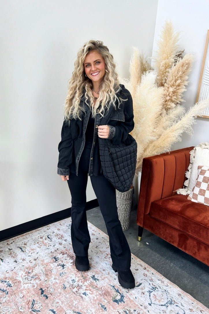 London Fog Thermal Button Down - FINAL SALE