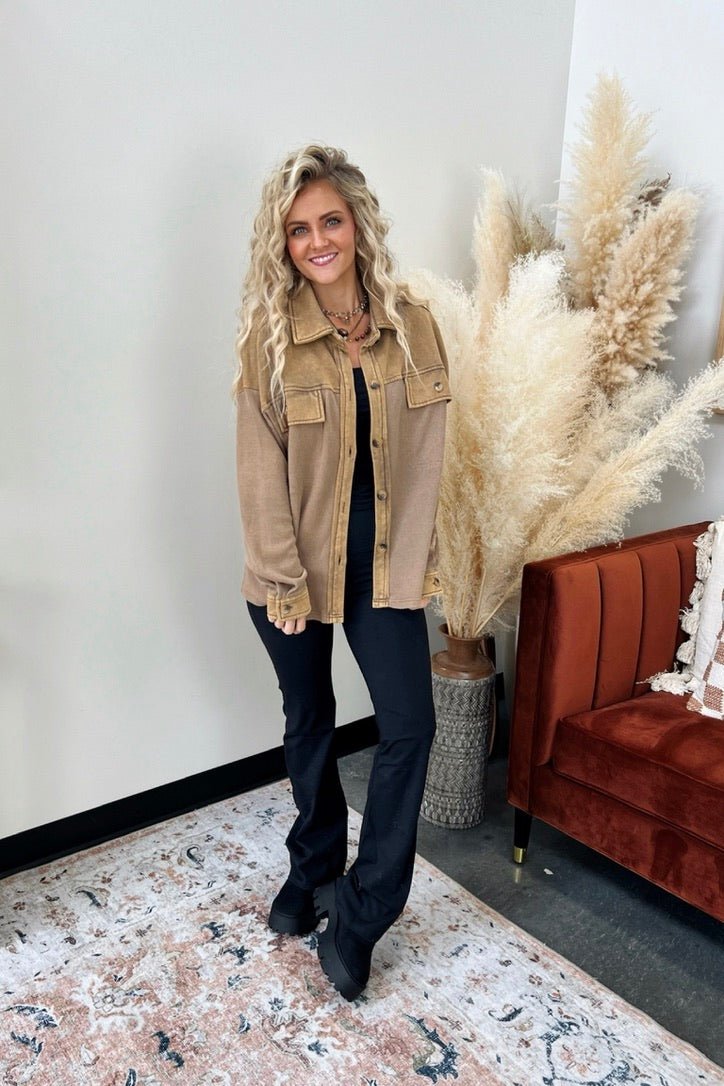 London Fog Thermal Button Down - FINAL SALE