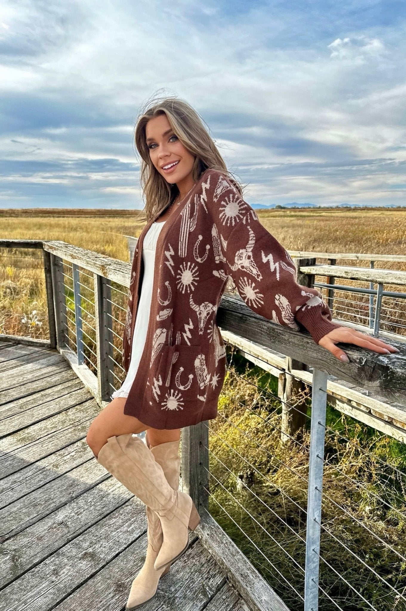 Lucky Horseshoe Cardigan