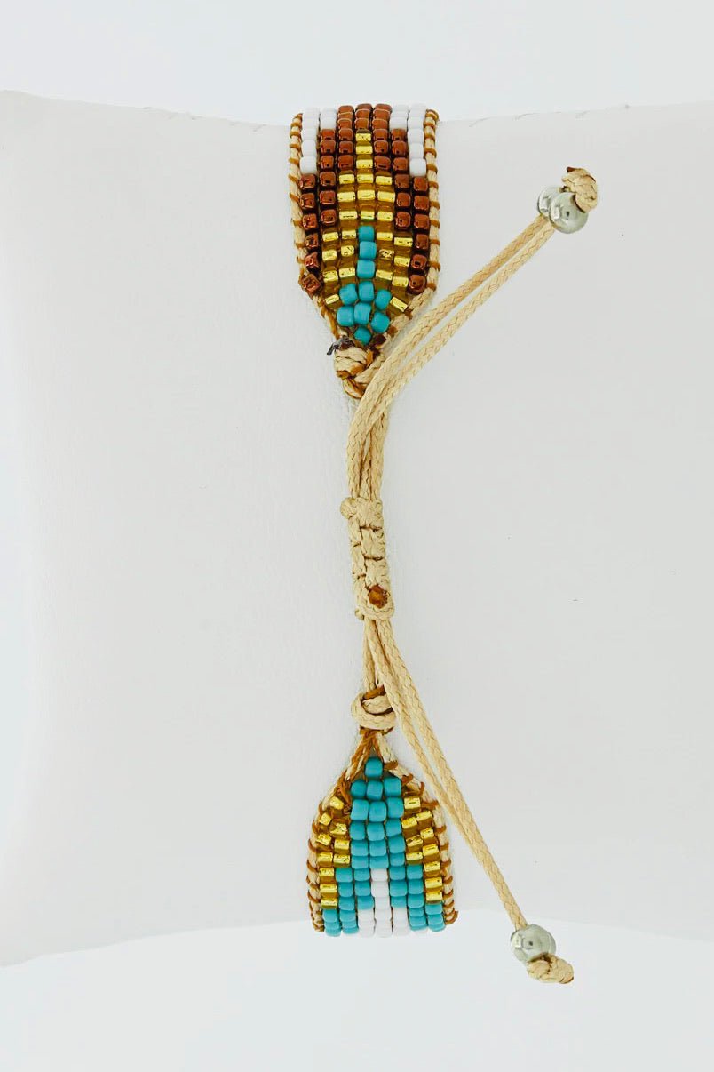Madden Chunky Beaded Drawstring Bracelet - FINAL SALE