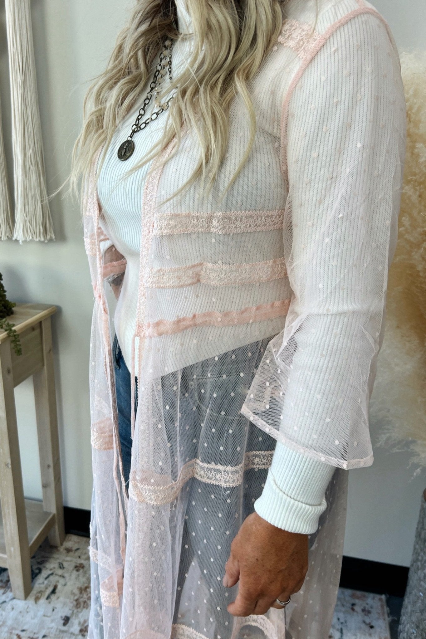 Malorie Lace Duster - FINAL SALE