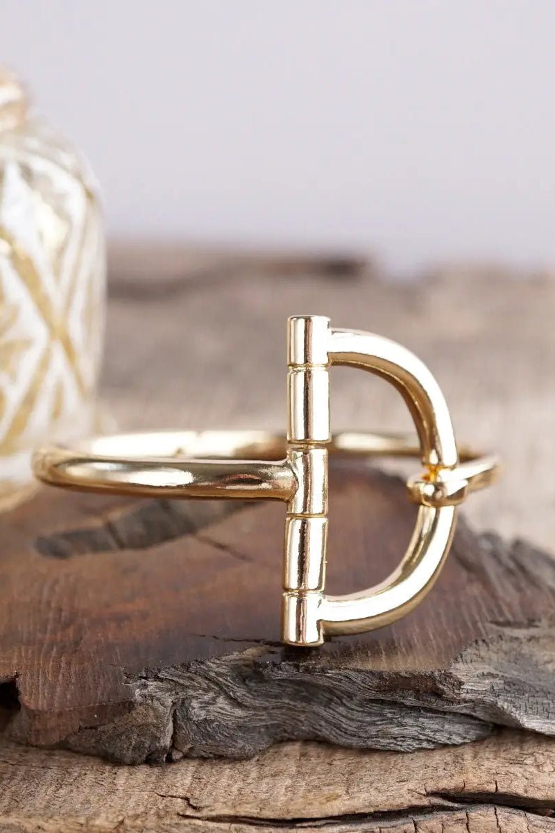 Old Money Horsebit Cuff Bracelet
