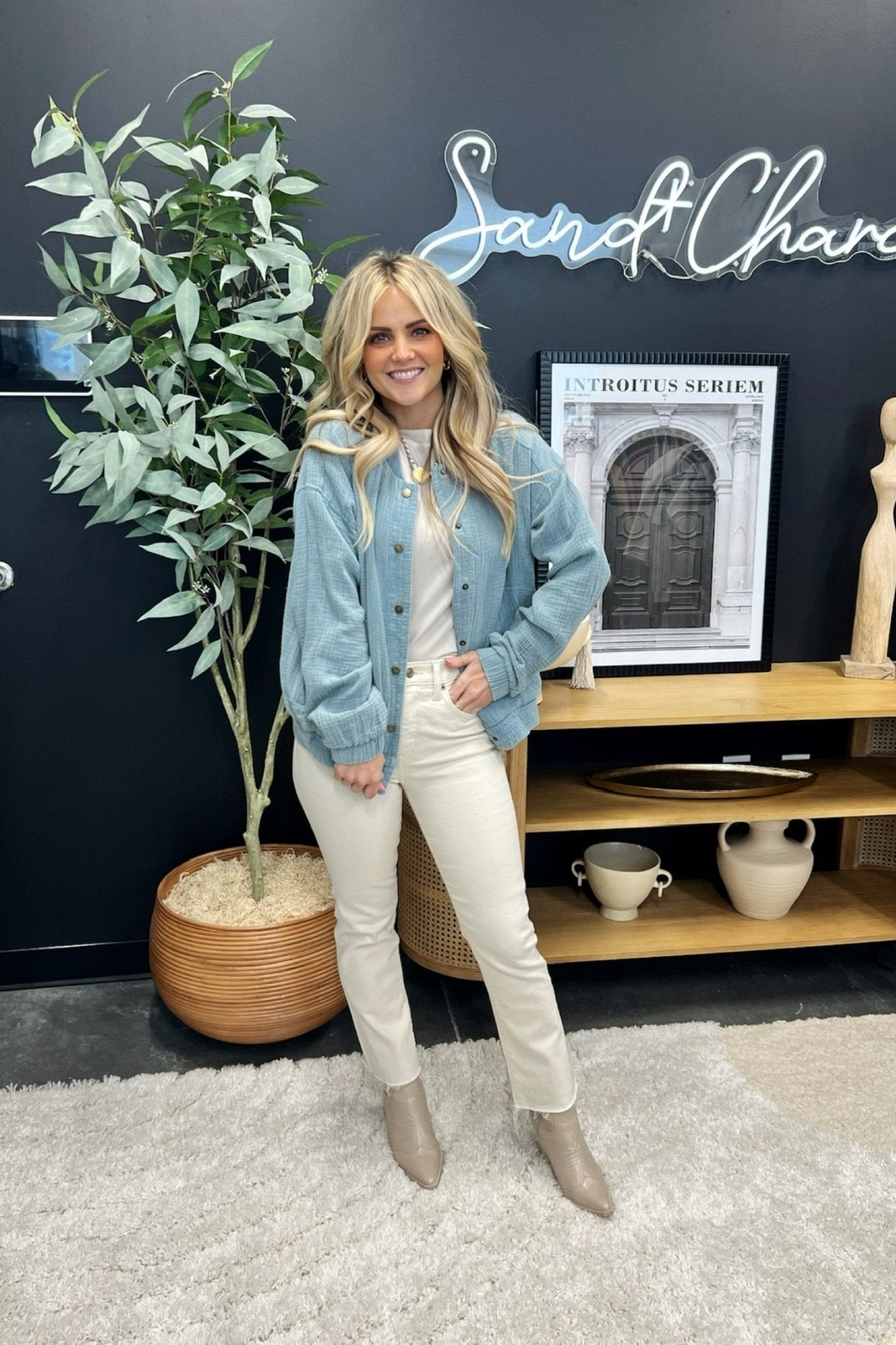 Olivia High Rise Crop Jeans - FINAL SALE