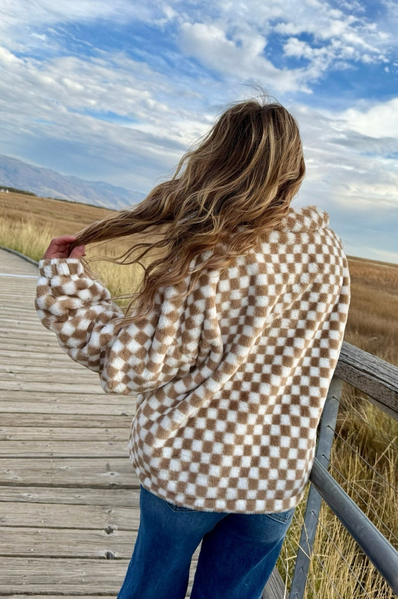 Open Air Checker Fleece