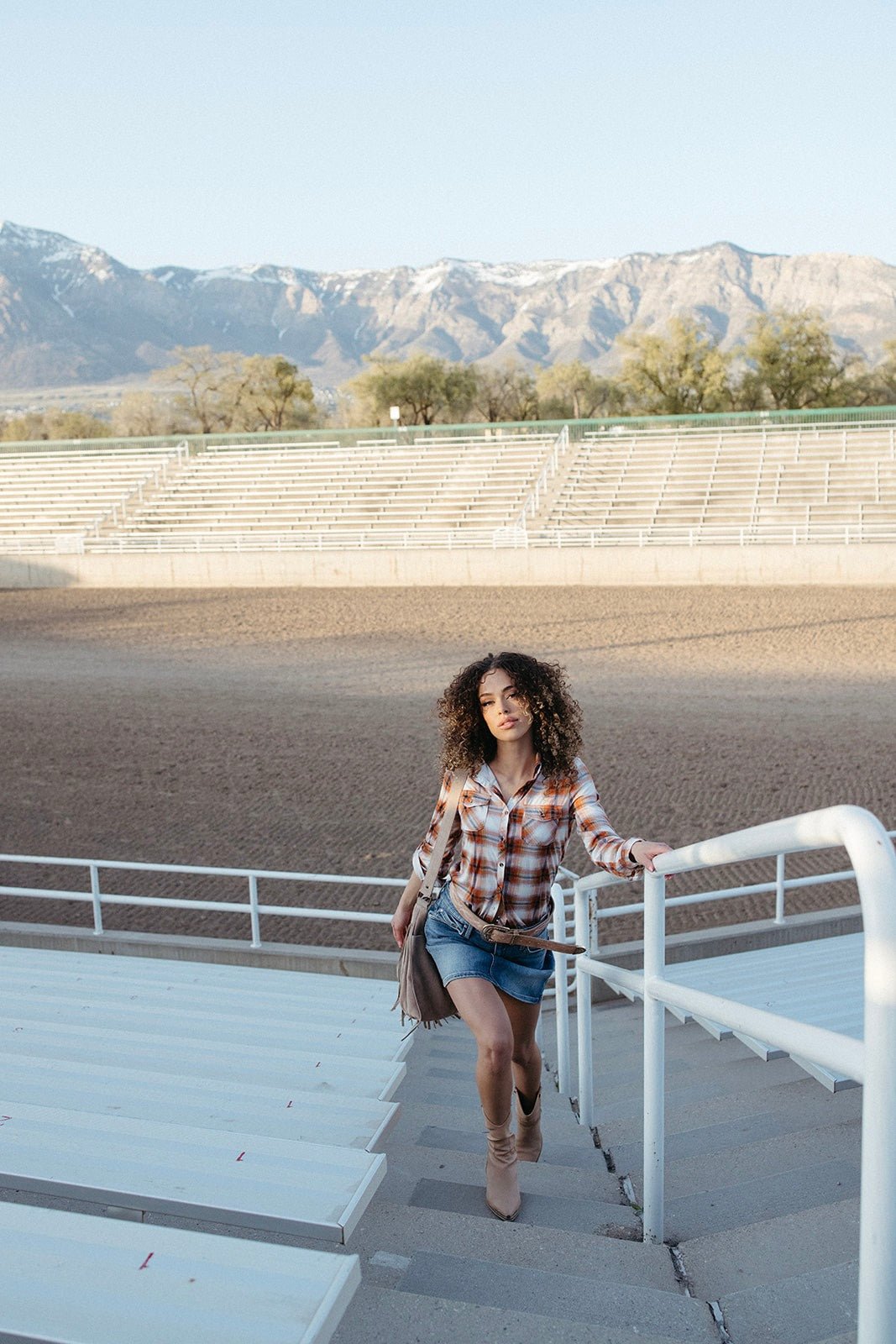 Outlaws Only Plaid Top