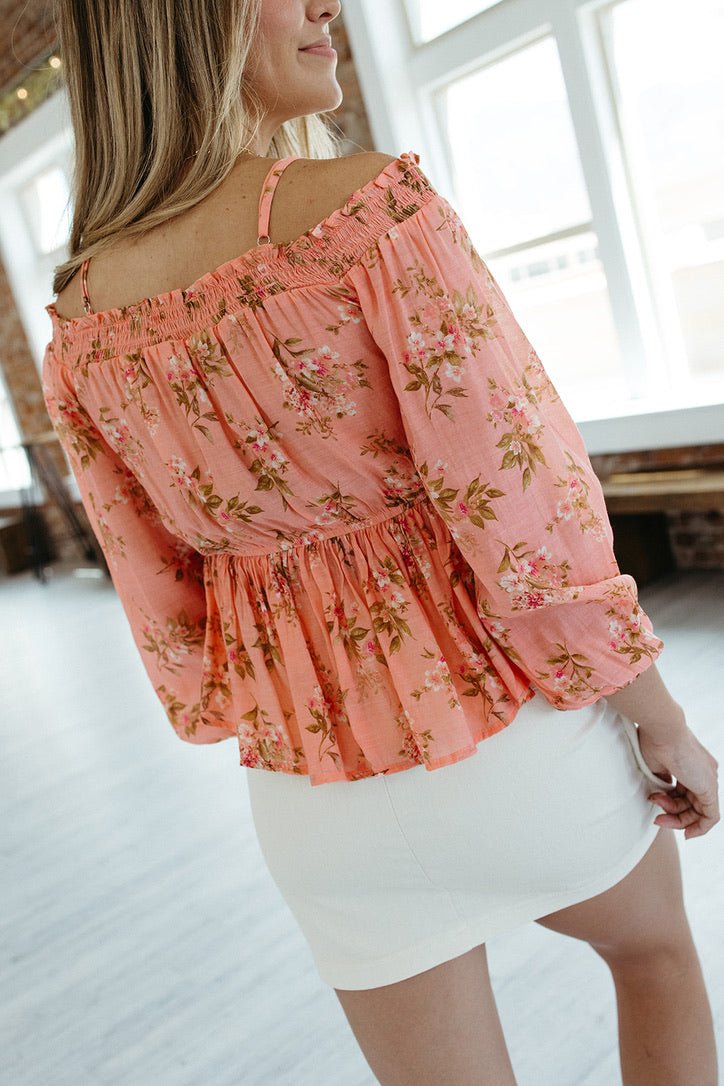 Overgrown Thoughts Off the Shoulder Top - FINAL SALE