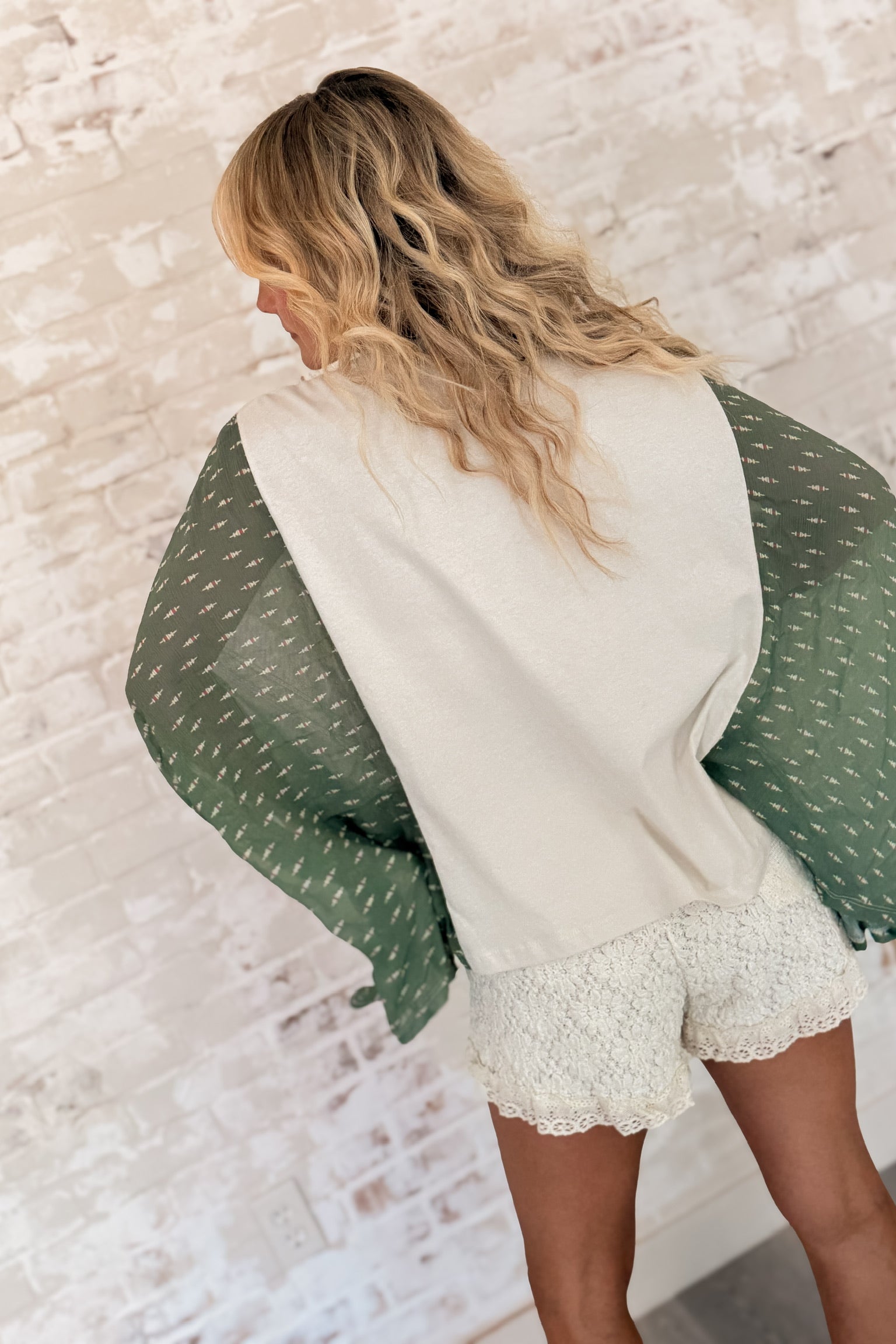 Postmarked Vintage Graphic Kantha Top