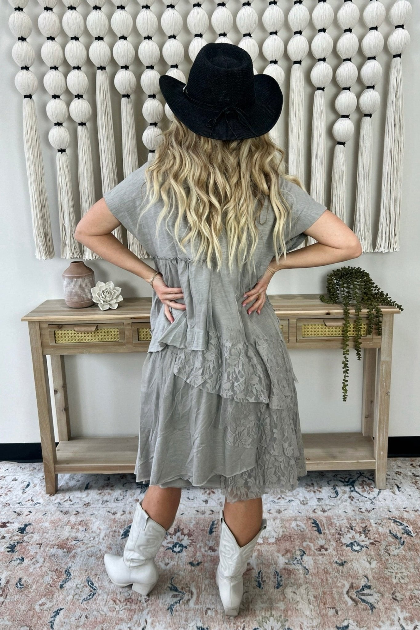 Petal & Lace Open Front Cardigan - FINAL SALE