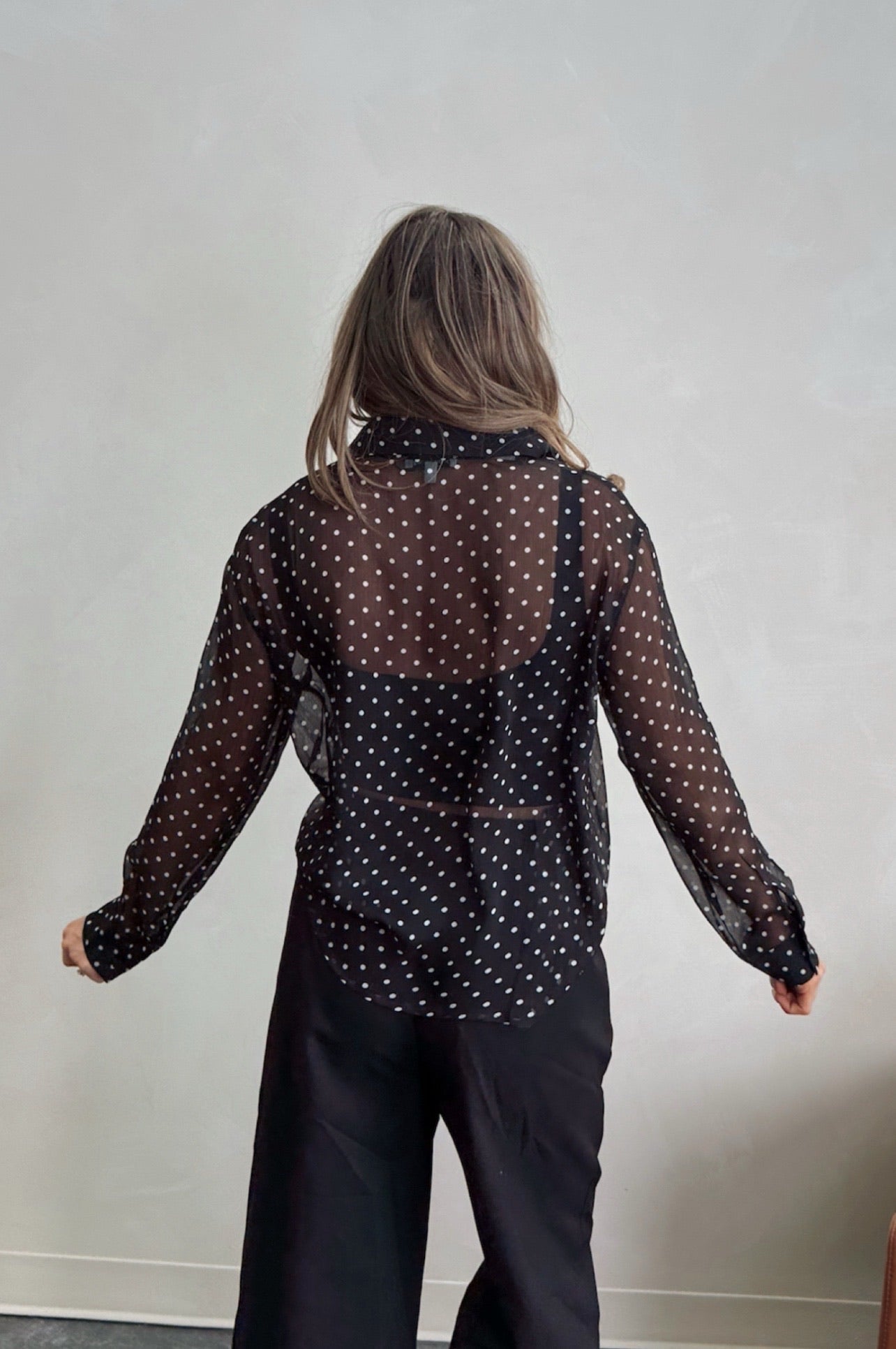 Polished in Polka Dots Blouse