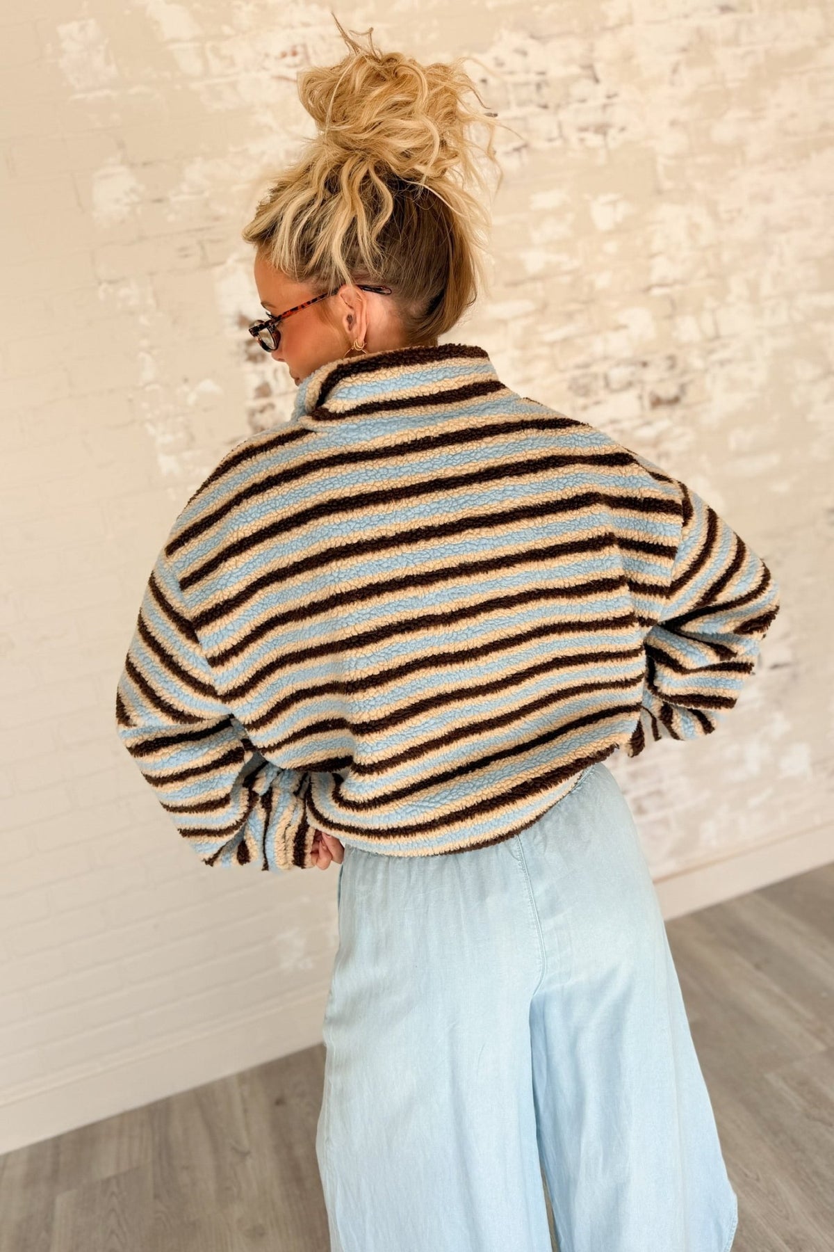 Powder Days Sherpa Half Zip Pullover
