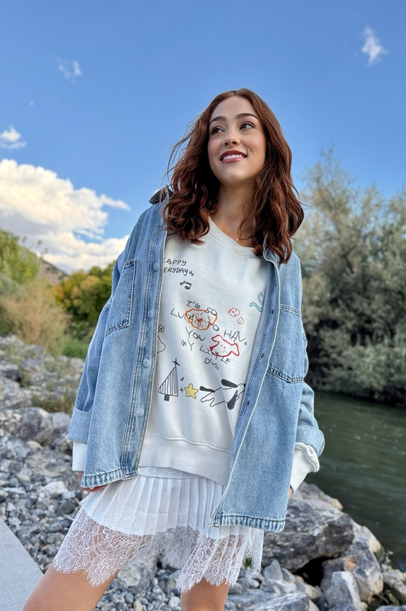 graphic sweatshirt, oversized sweathshirt, womens graphic sweatshirt