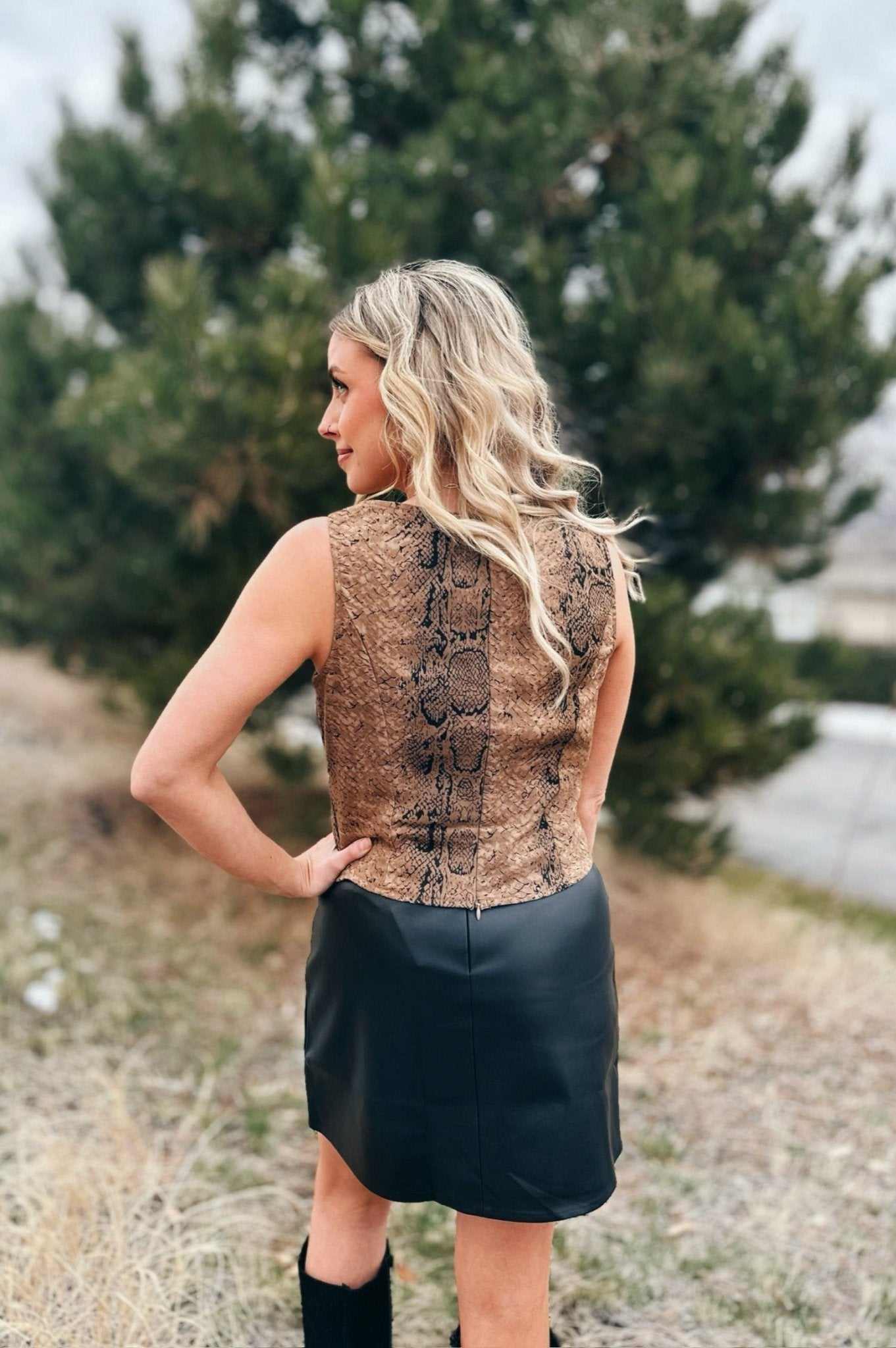 Python Pulse Bustier Top - FINAL SALE