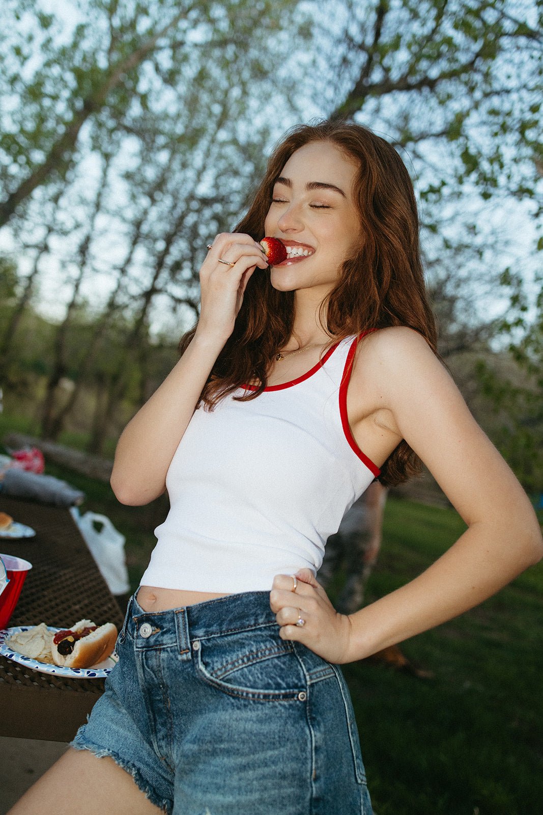 Red, White & You Tank