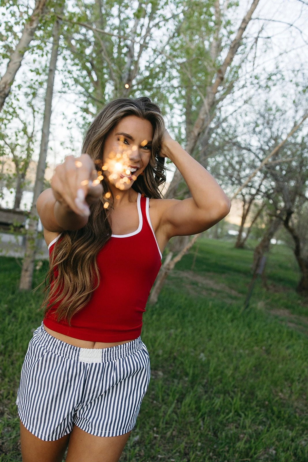 Red, White & You Tank