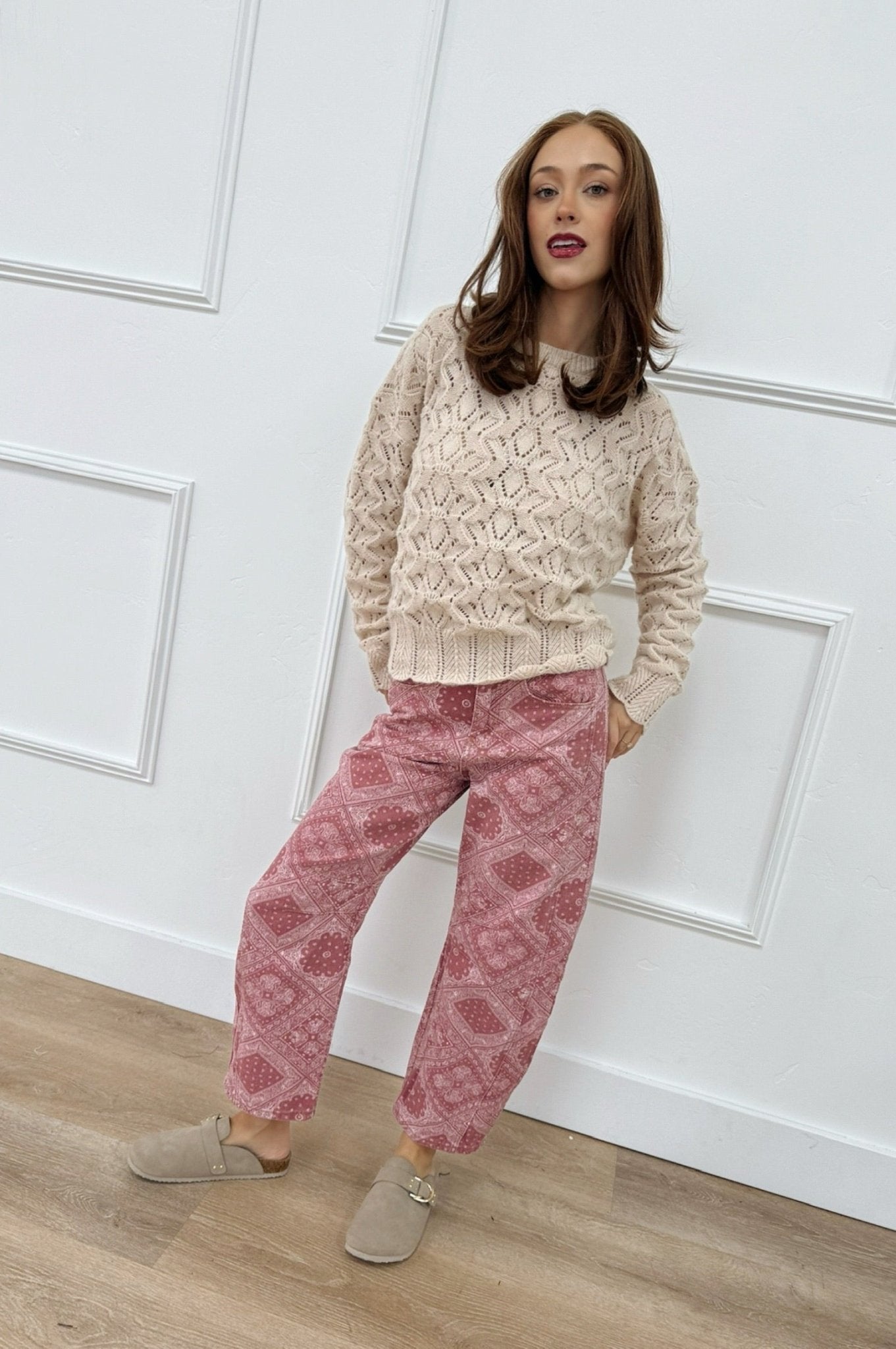 Rosewater Barrel Jeans