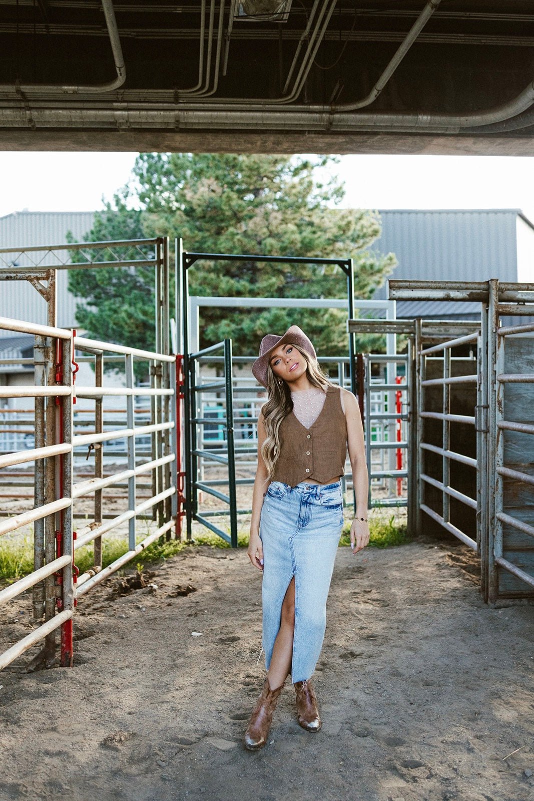 Scottsdale Denim Maxi Skirt - FINAL SALE