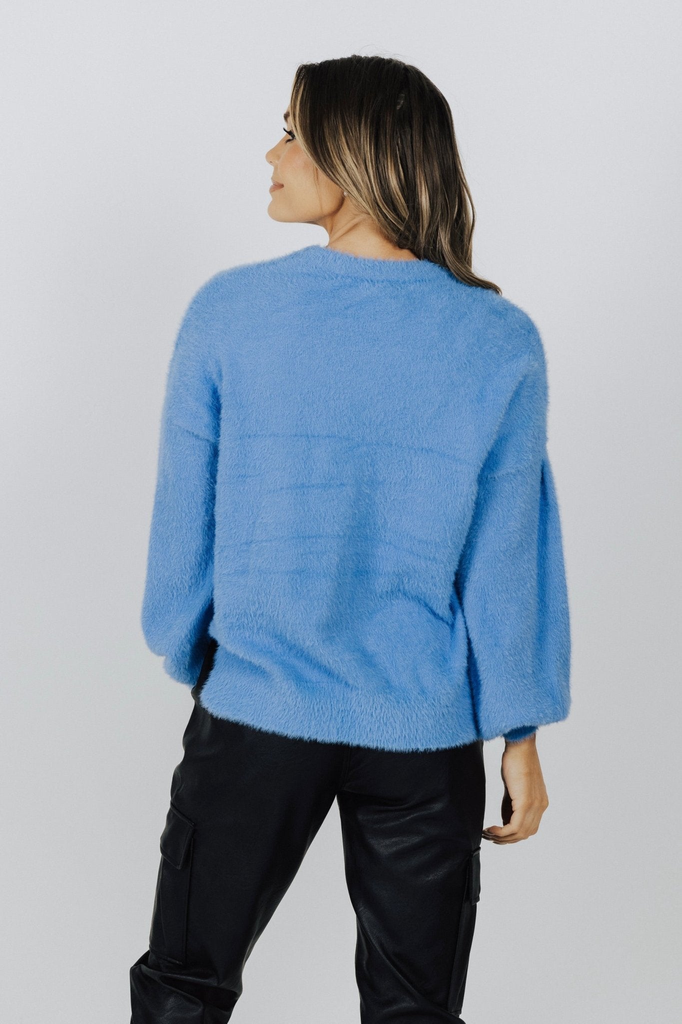 Sky Balloon Sleeve Sweater - FINAL SALE