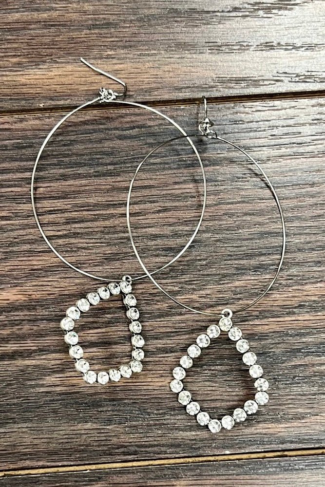 So It Goes Arrowhead Hoop Earrings