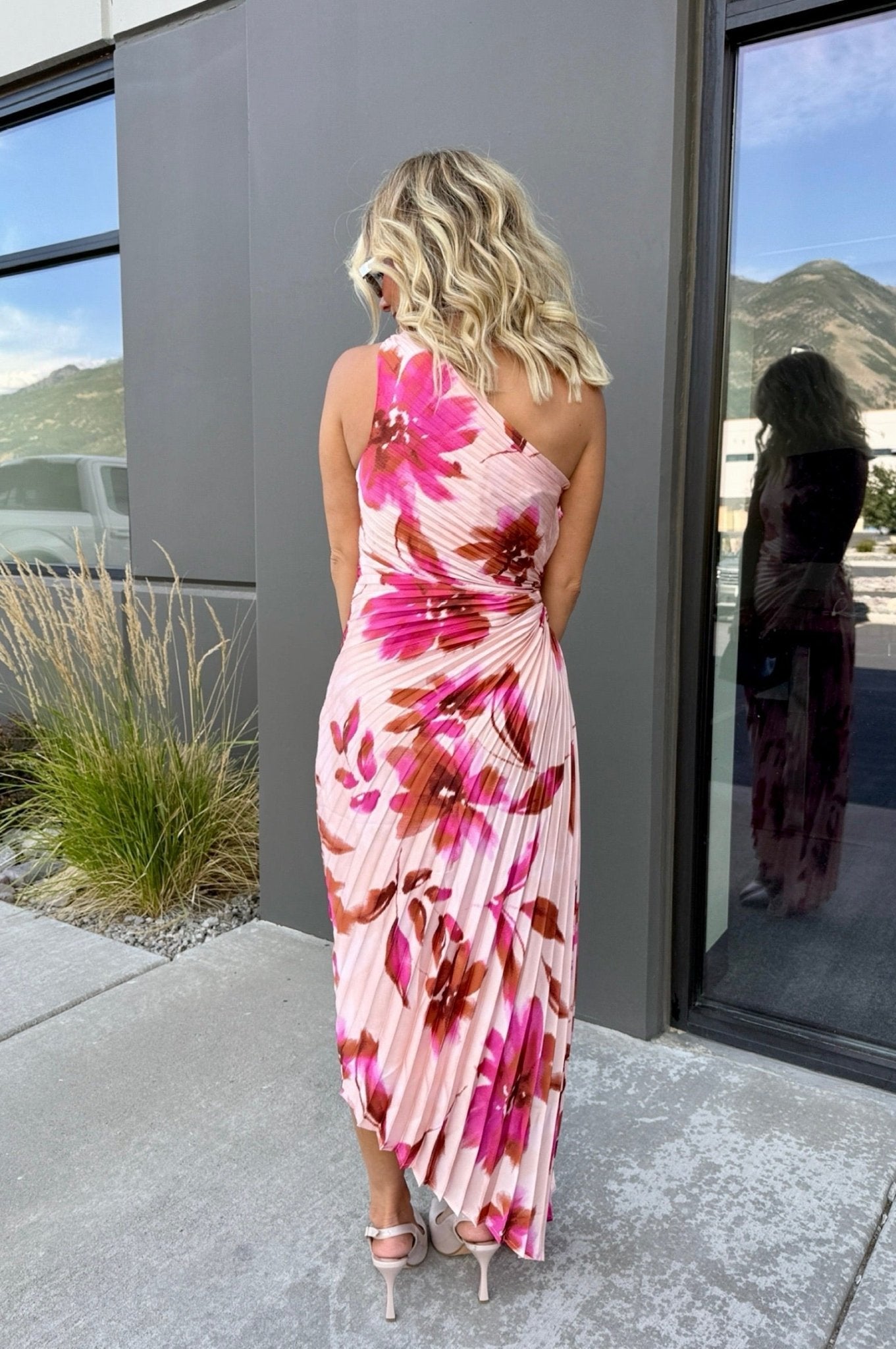 Songs Of Summer Asymmetrical Maxi Dress