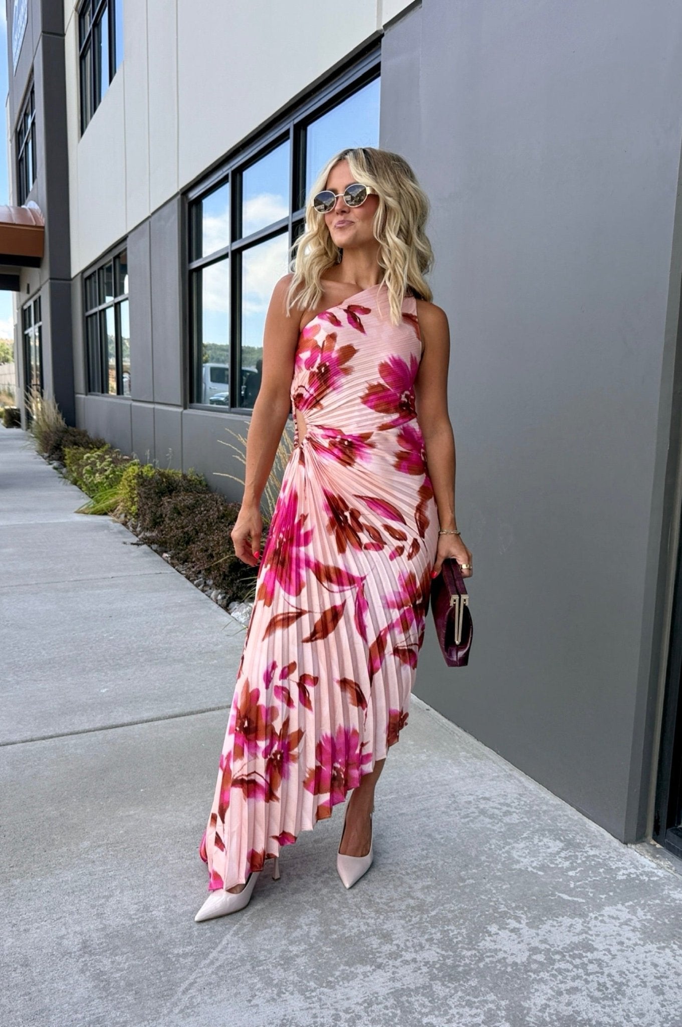 Songs Of Summer Asymmetrical Maxi Dress