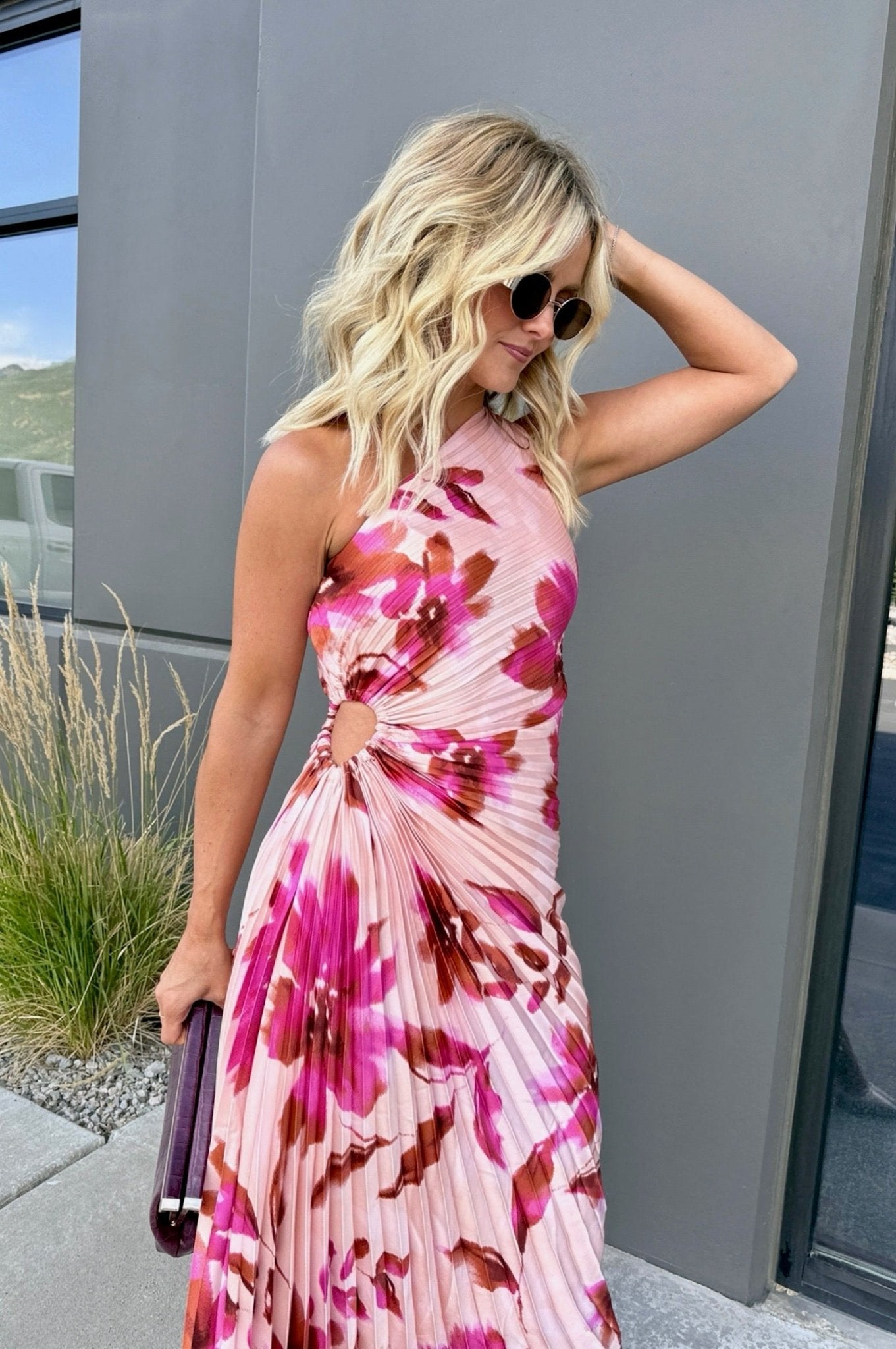 Songs Of Summer Asymmetrical Maxi Dress