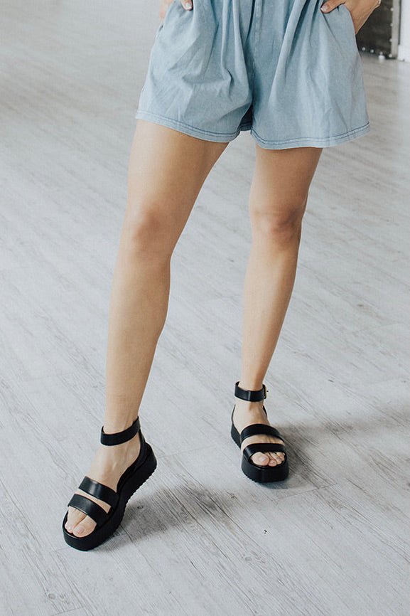 Sunny Steps Platform Strap Sandals - FINAL SALE