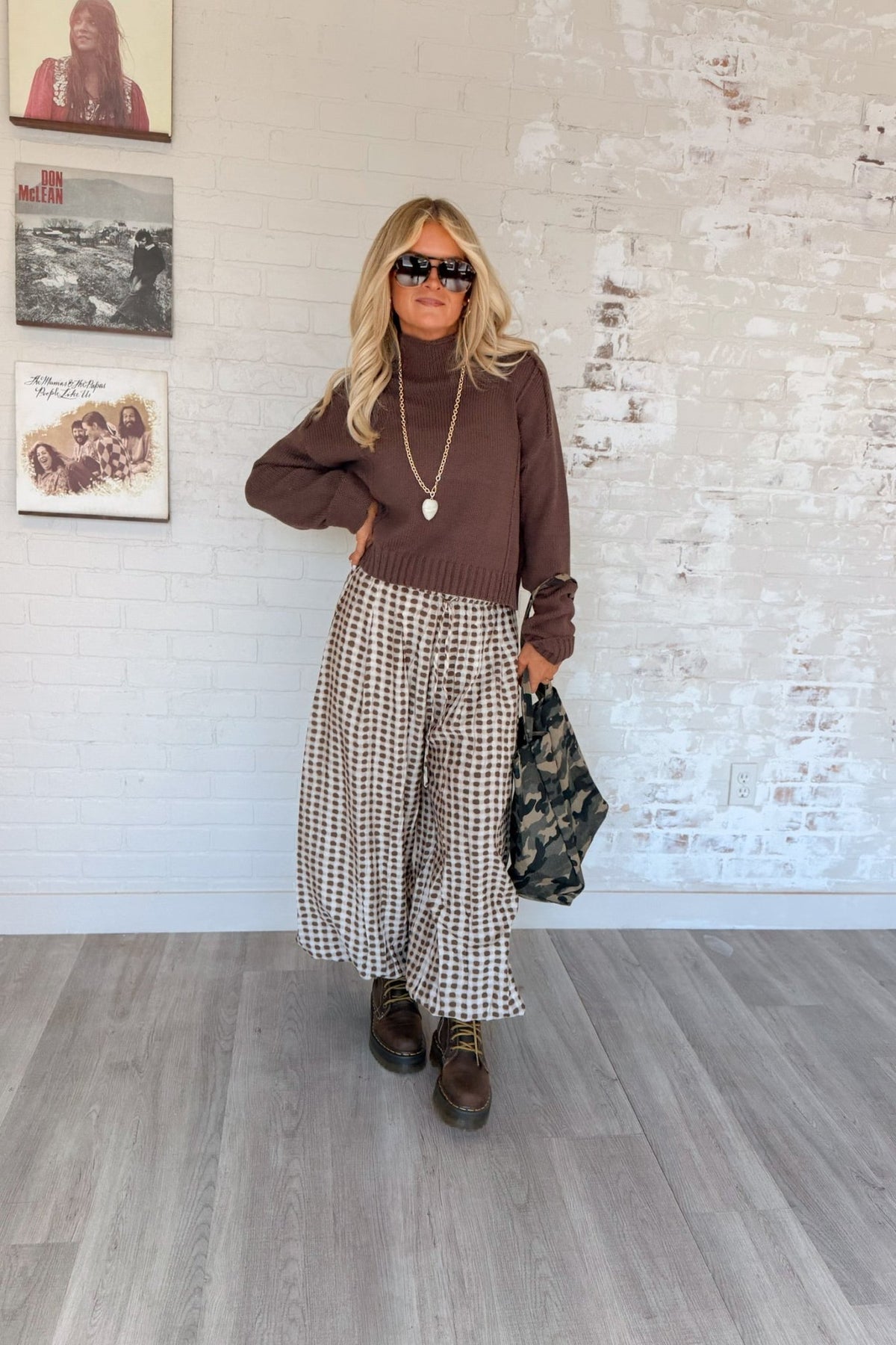 Tangled Thoughts Geo Dot Harem Pants