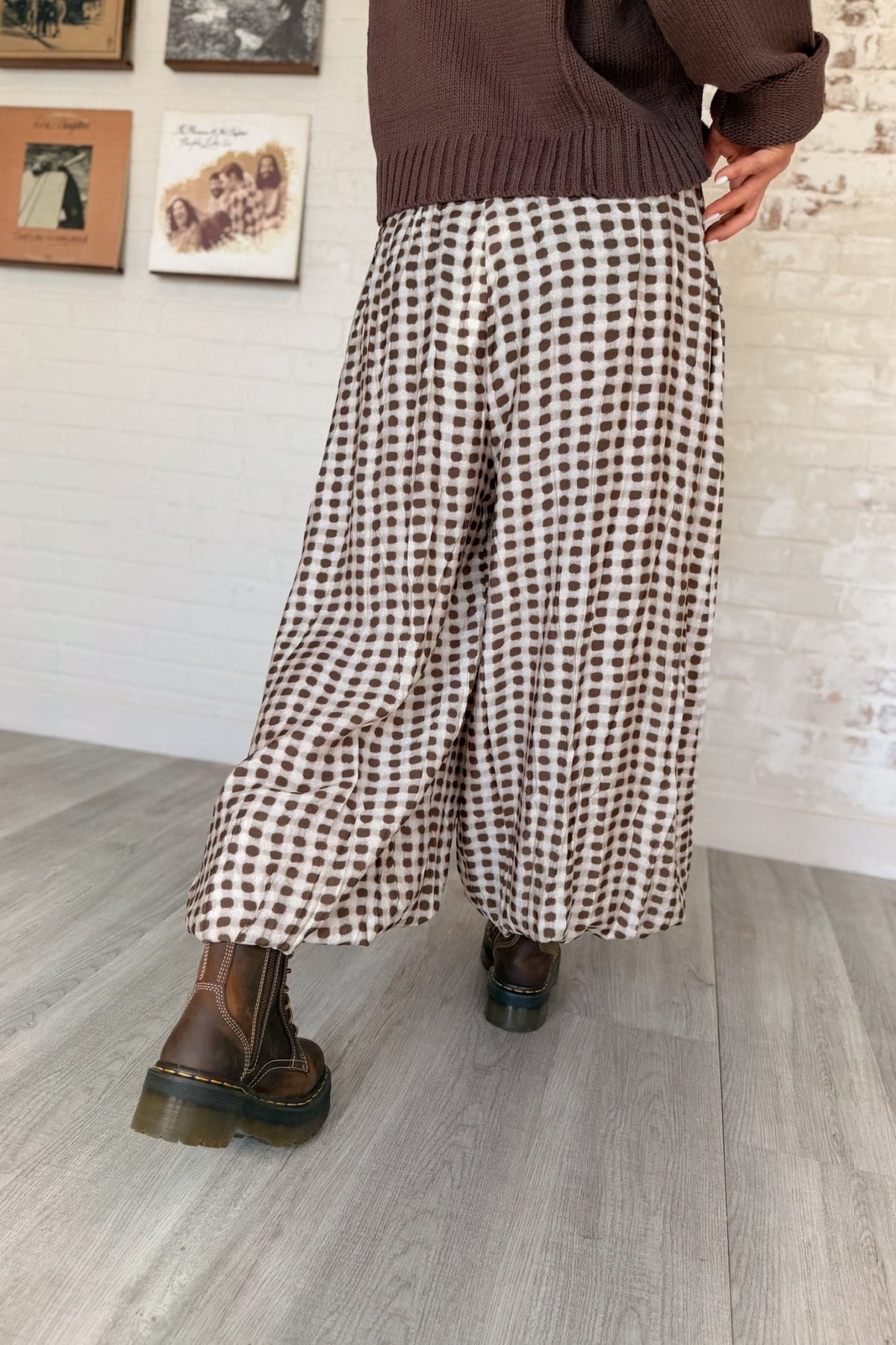Tangled Thoughts Geo Dot Harem Pants