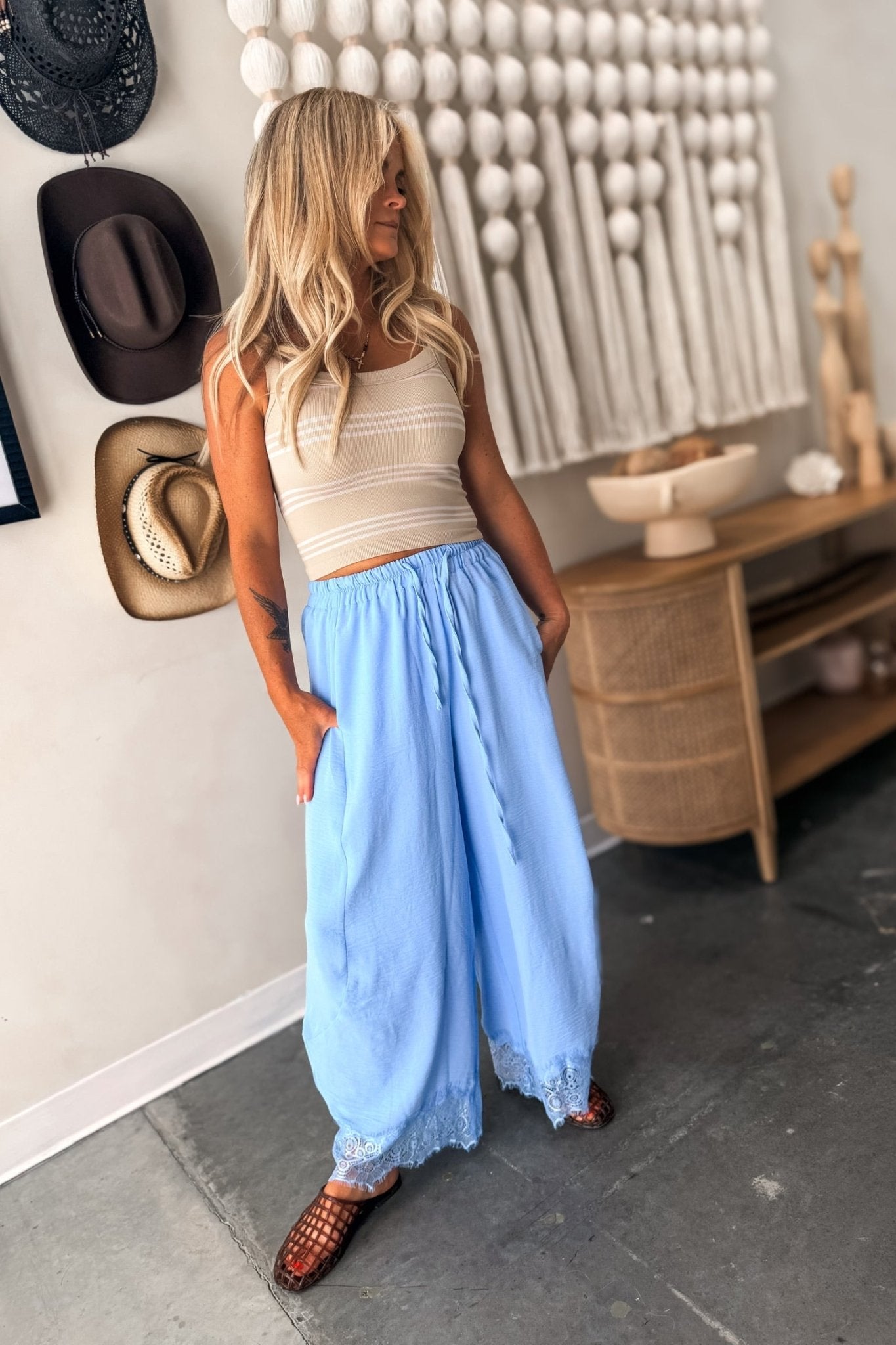 The Blackbird Lace Pants