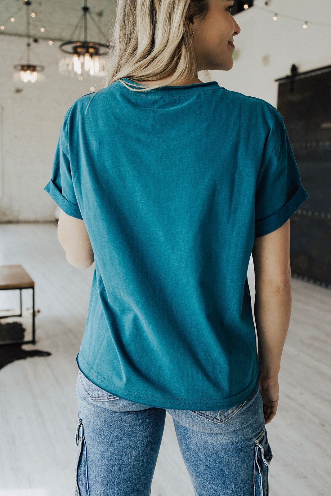 The Spins Baby Tee - FINAL SALE