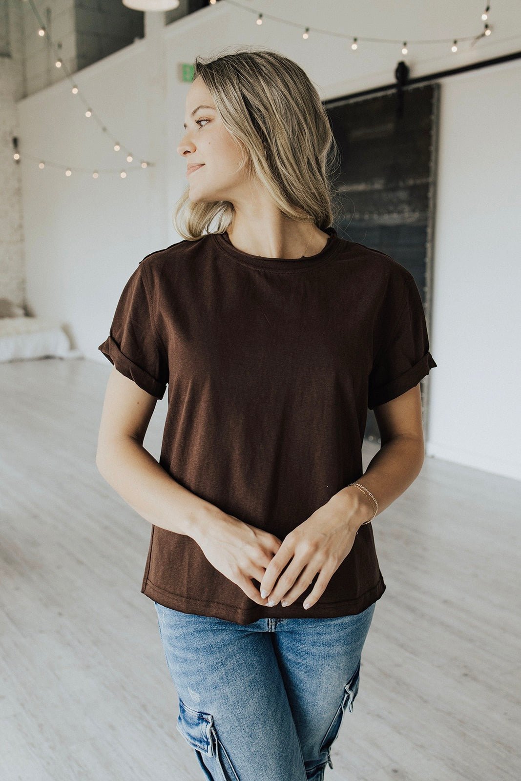 The Spins Baby Tee - FINAL SALE