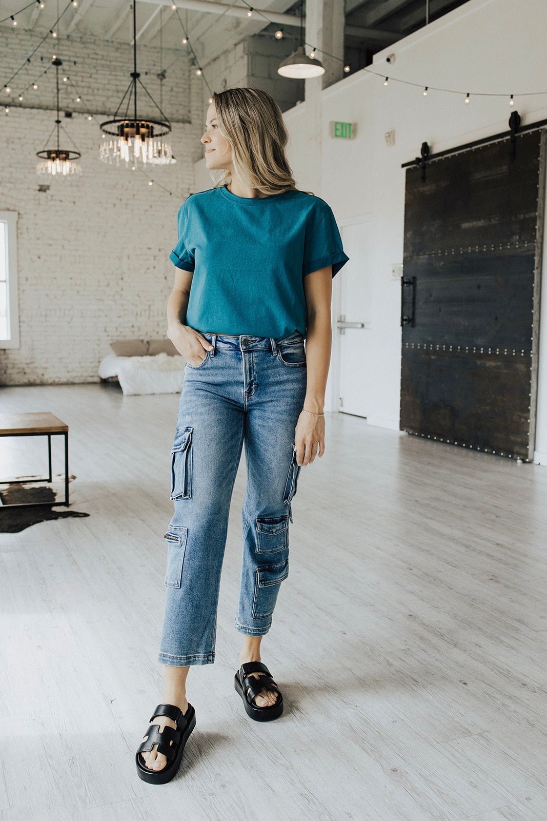 The Spins Baby Tee - FINAL SALE