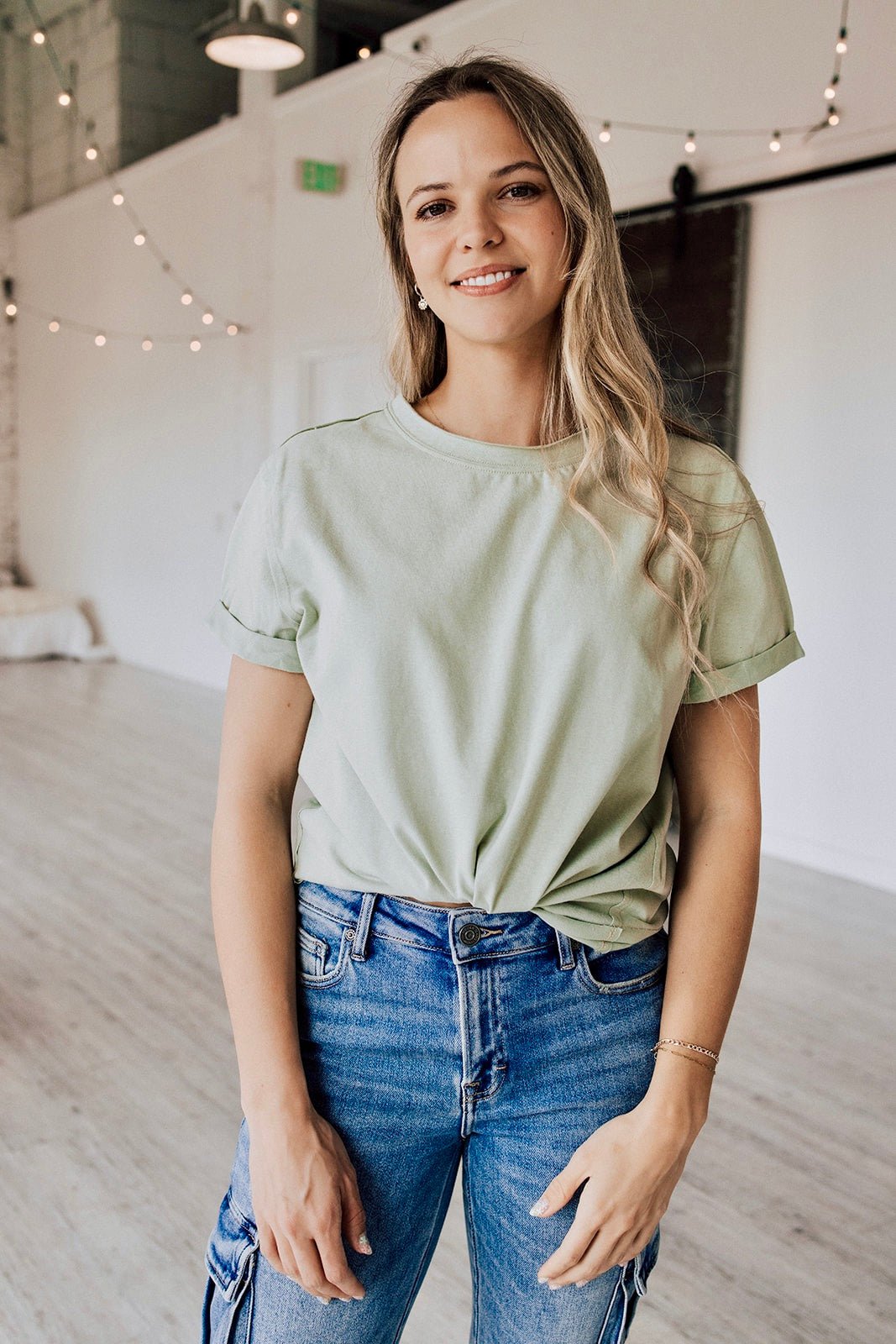 The Spins Baby Tee - FINAL SALE