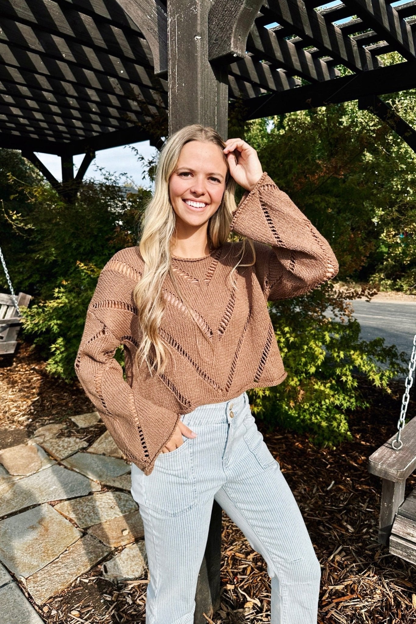 Undone Charm Knit Sweater - FINAL SALE