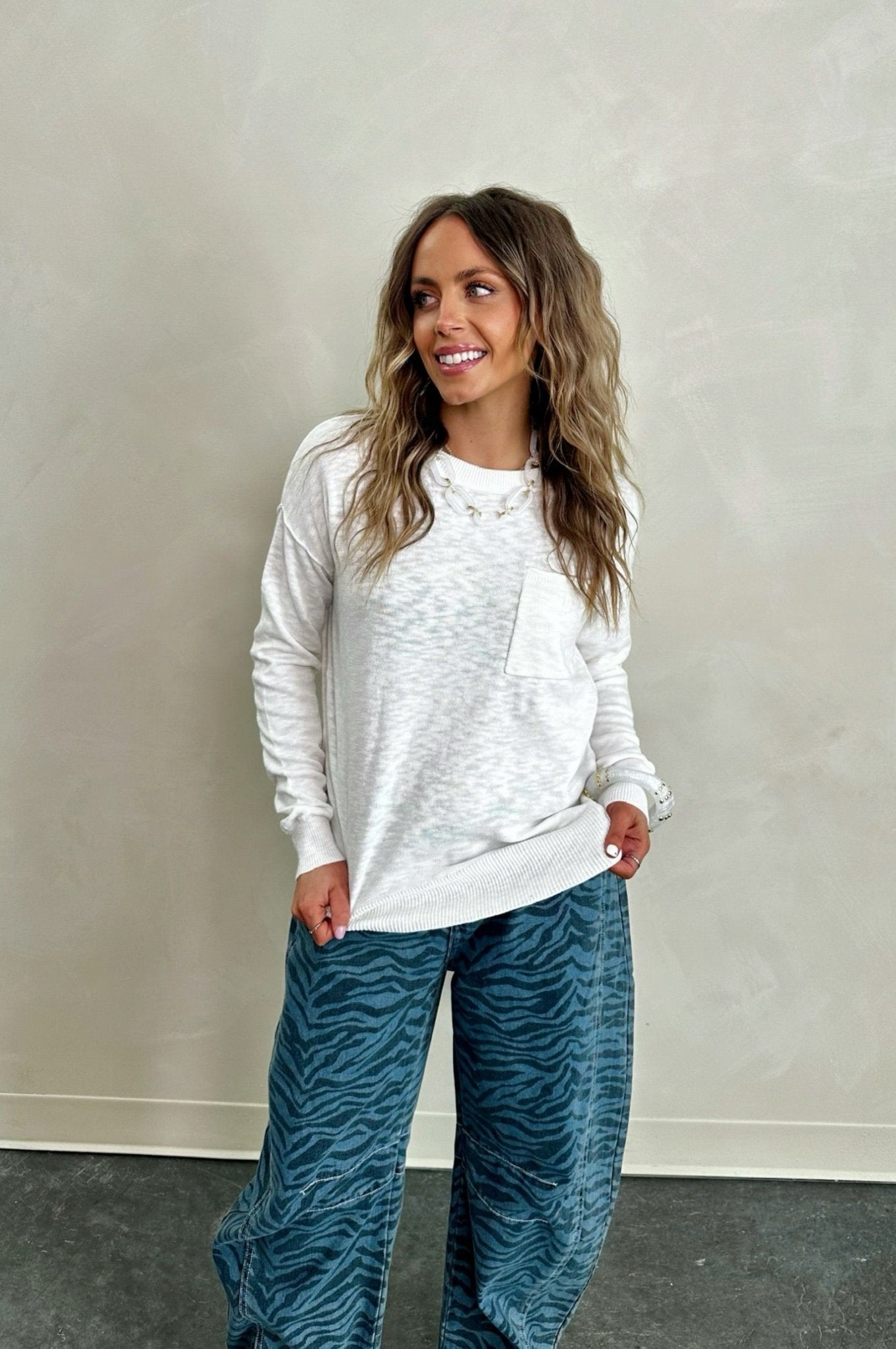 Unspoken Essential Sweater Top