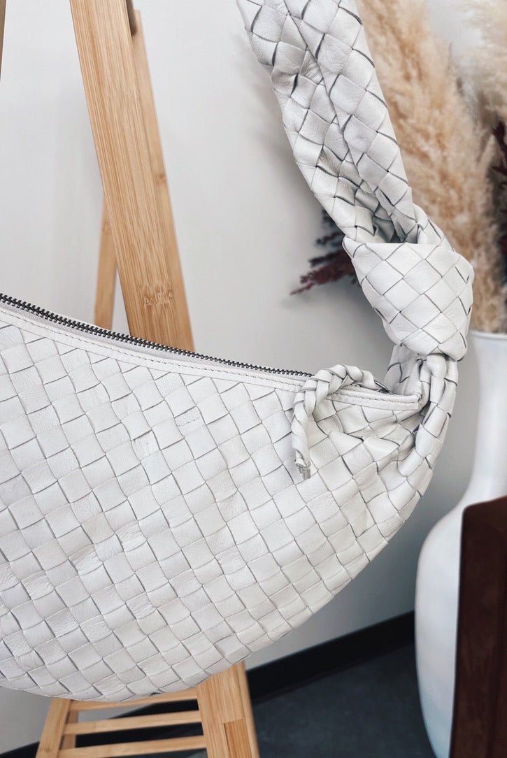 Vail Woven Croissant Sling Lux Collection - FINAL SALE