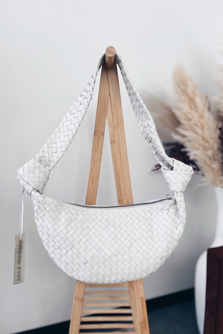 Vail Woven Croissant Sling Lux Collection - FINAL SALE