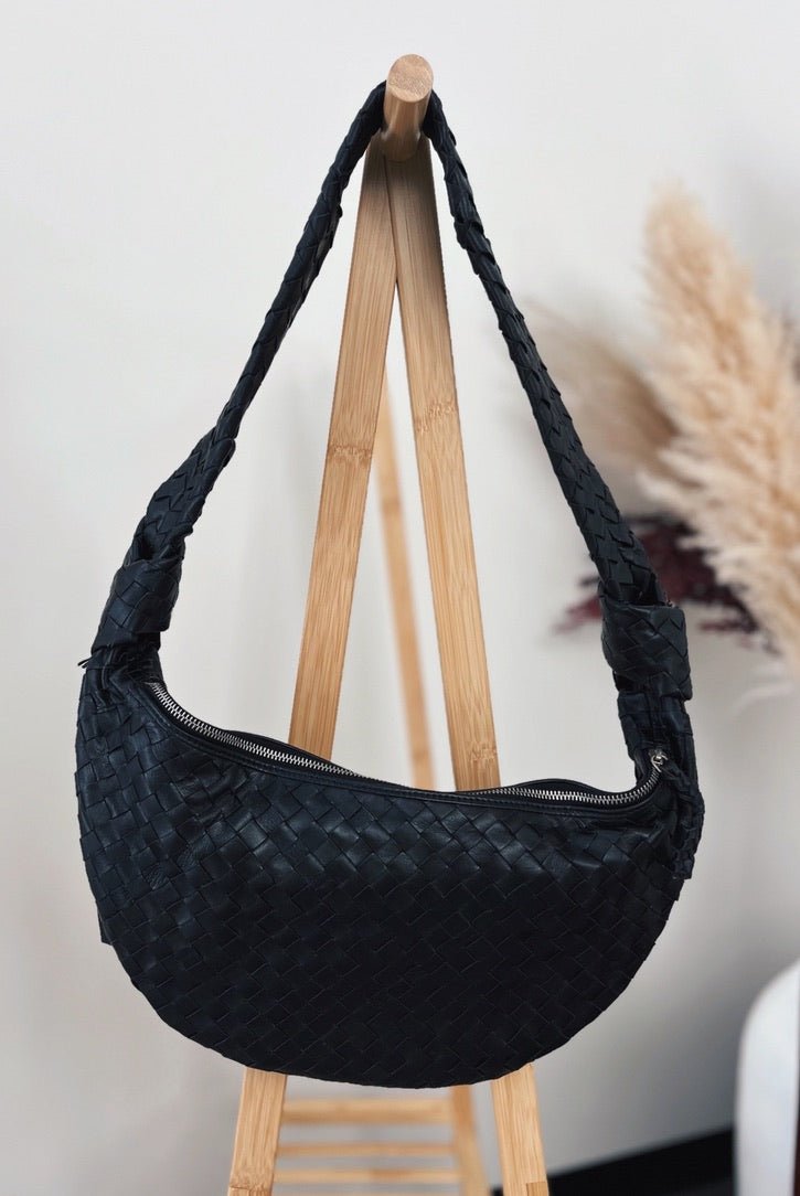 Vail Woven Croissant Sling Lux Collection - FINAL SALE