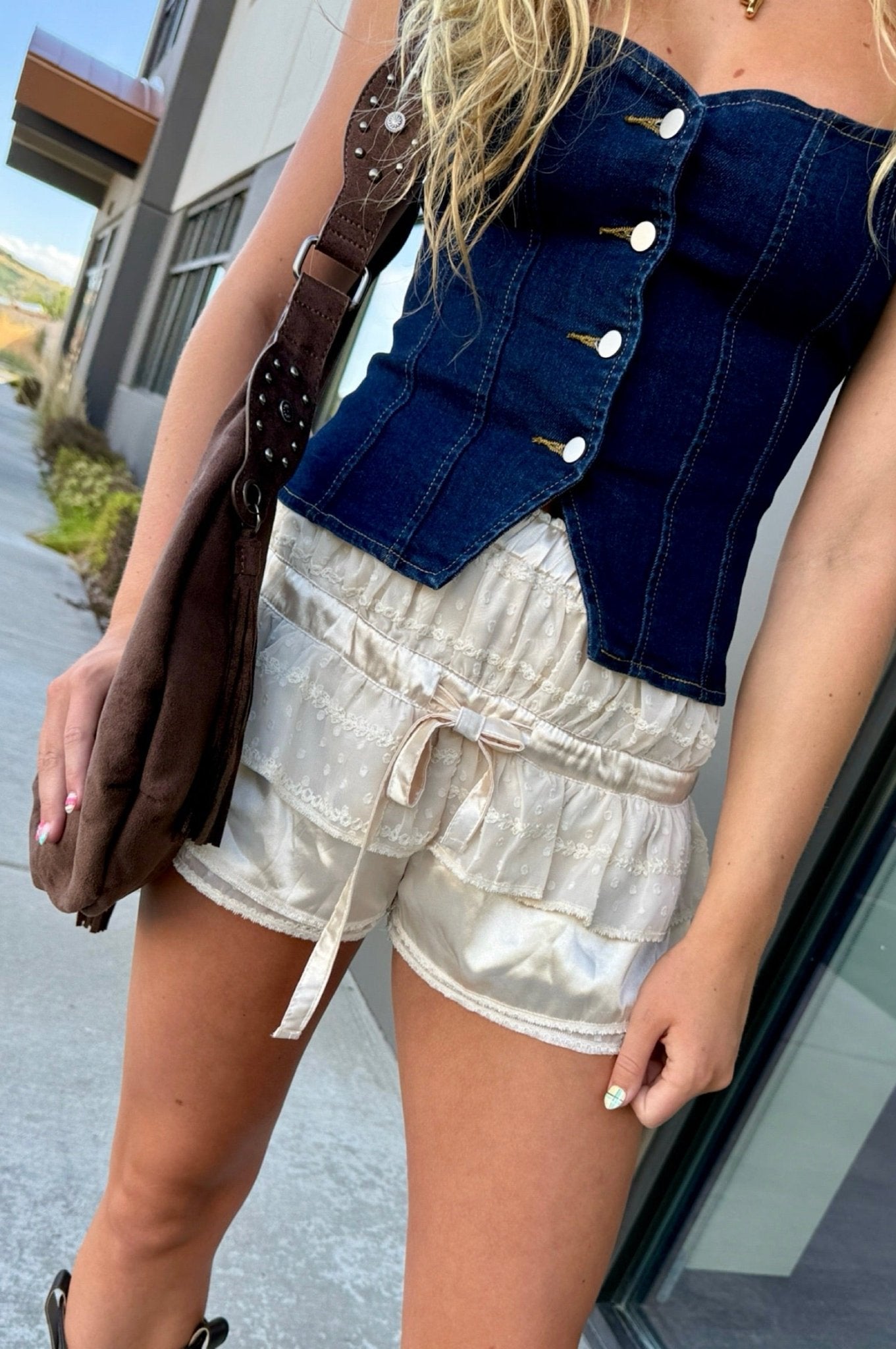 Victorian Daydream Ruffled Shorts