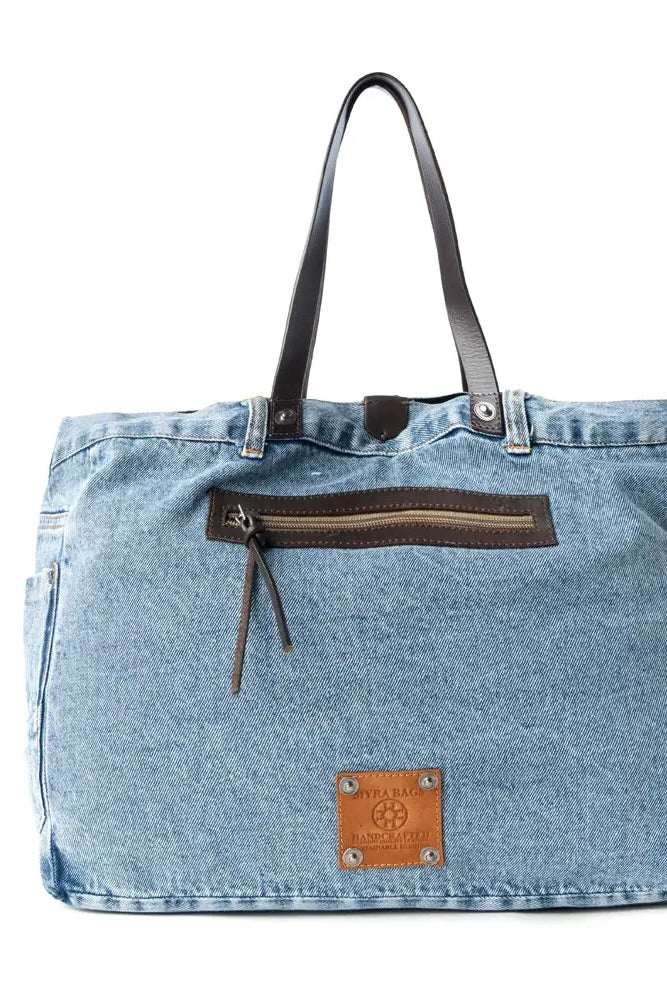 Blue Jean Beauty Denim Tote Bag
