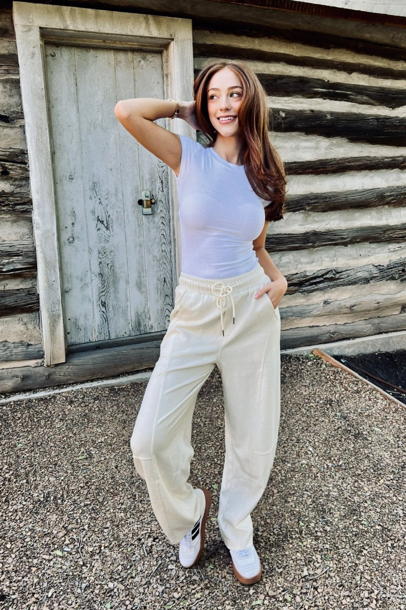 Warm Ember Barrel Pants - FINAL SALE