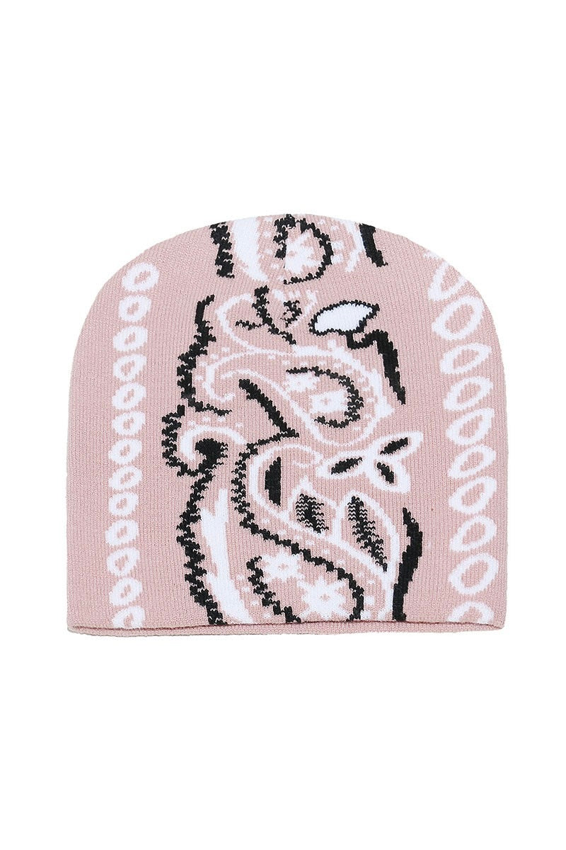 Nothing Personal Paisley Beanie