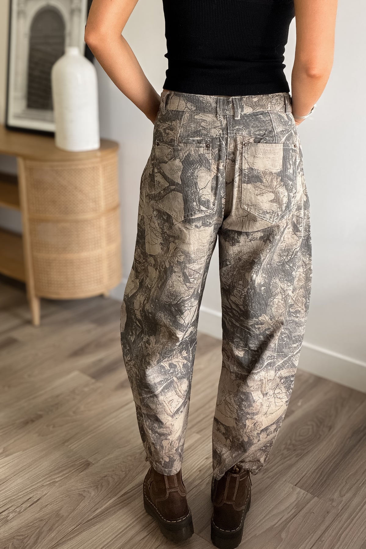 Middle Of Nowhere Camo Barrel Pants