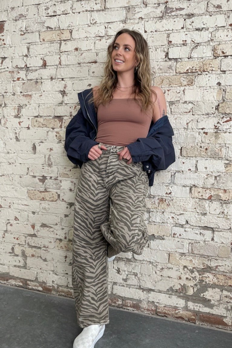 Wild Intentions Barrel Jeans