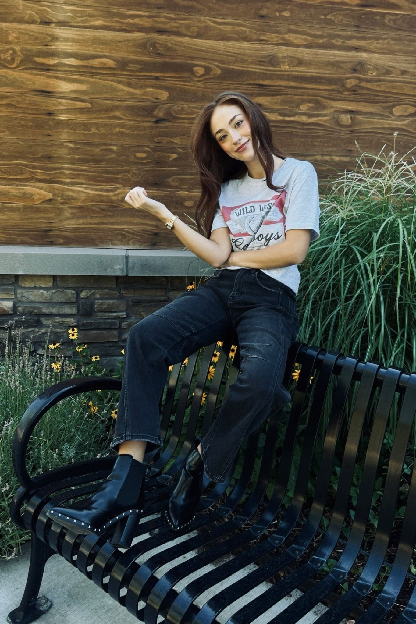 Wild West Cowboy Graphic Tee - FINAL SALE