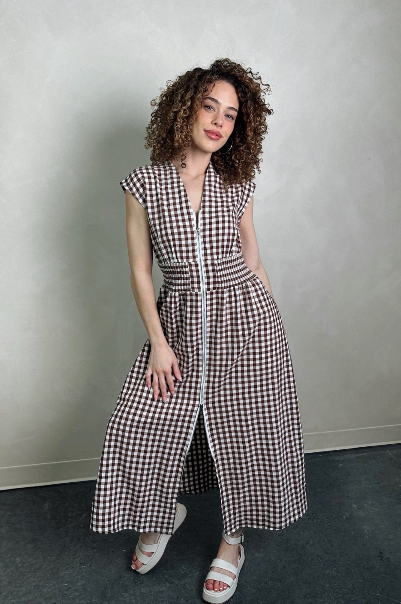 Zip Code Maxi Dress