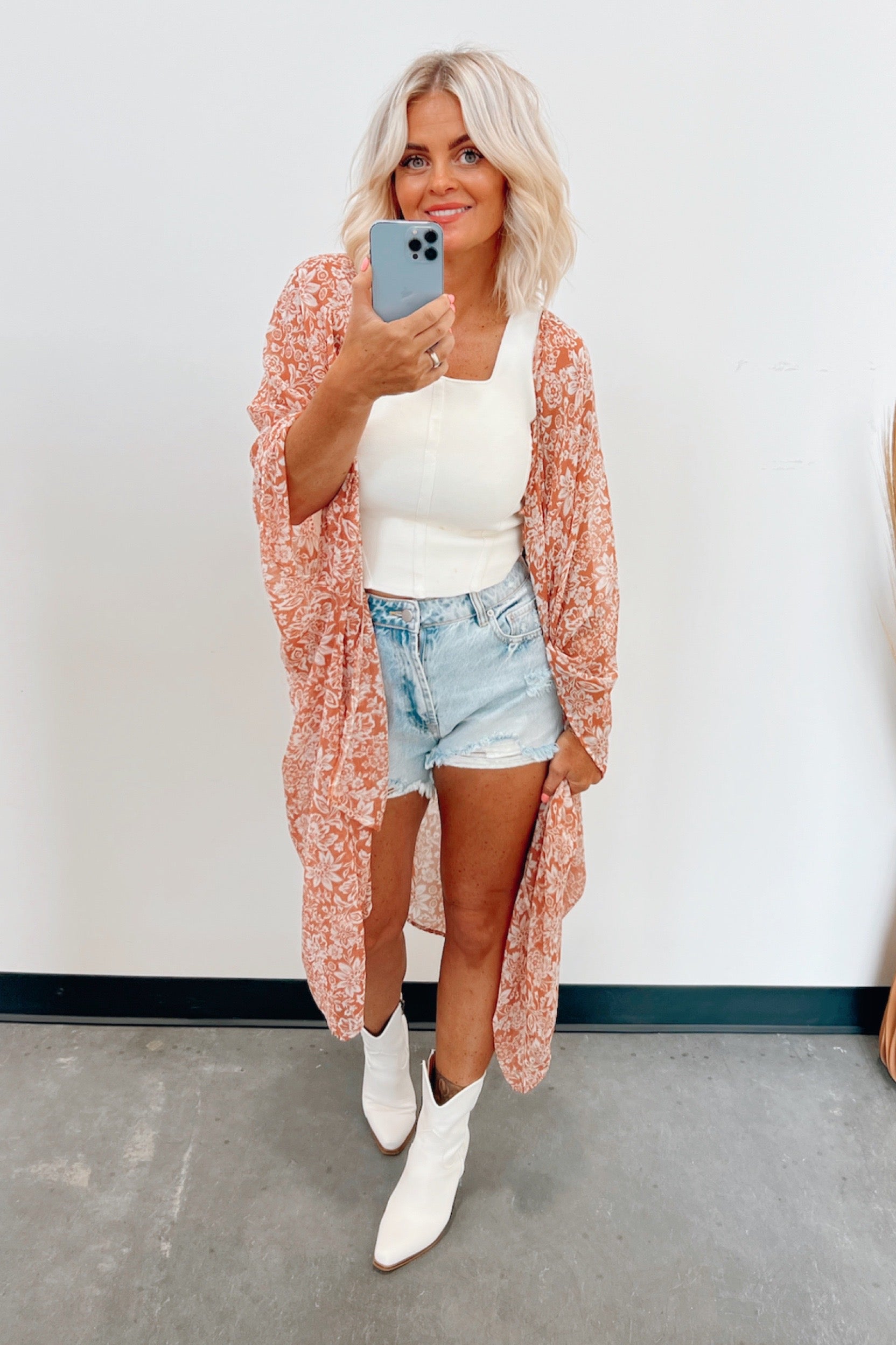 Maui Floral Kimono - FINAL SALE