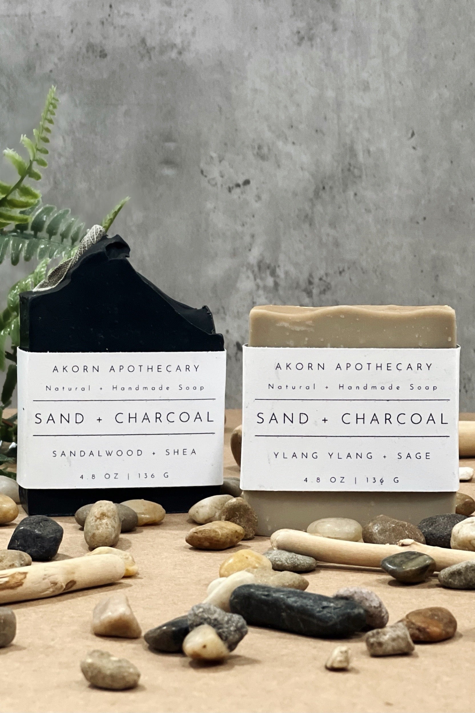 Sand + Charcoal Signature Handmade Soaps - FINAL SALE